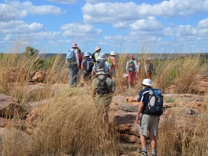 Walking to Manning Gorge in the Kimberleys