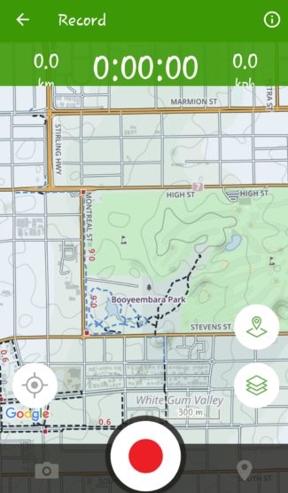 hiking tracking app