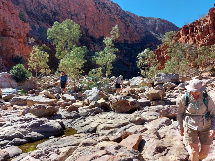 hiking the larapinta trail with inspiration out