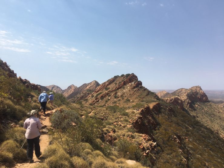 What is the best time of year to walk the Larapinta Trail?
