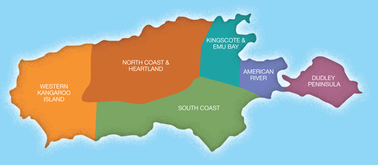 kangaroo island regions
