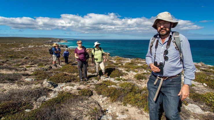 Coastal walkers on Kangaroo Island